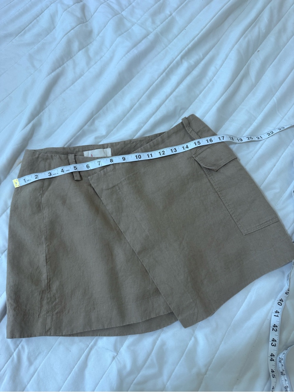 Anthropologie Khaki Utility Skort - Picture 4 of 8